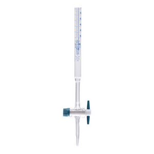 Bureta recta con llave de teflón Clase AS. Modelo 017.02.050