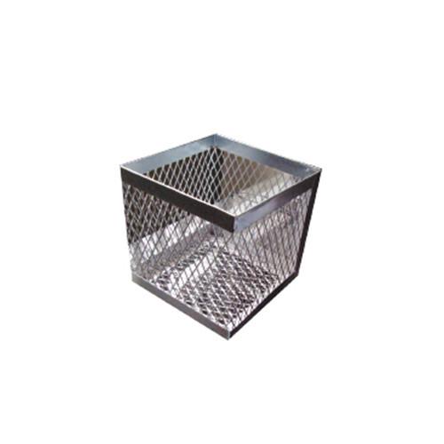 Cesto de metal galvanizado